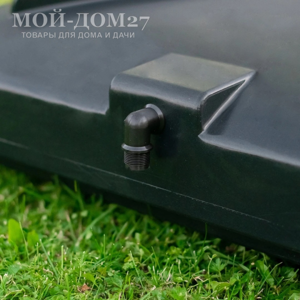 Бак для душа 150 литров с подогревом | Мой-Дом27 | Оснащен электронагревателем 2кВт, обеспечивает быстрый и равномерный нагрев воды в баке.
Нагрев 150 литров с 10 до 40 градусов примерно за 2,5 часа.
Устойчивость к солнечному излучению и температурным воздействиям.
В комплектацию входит боковой штуцер для залива воды, индикатор уровня жидкости и душевая лейка.